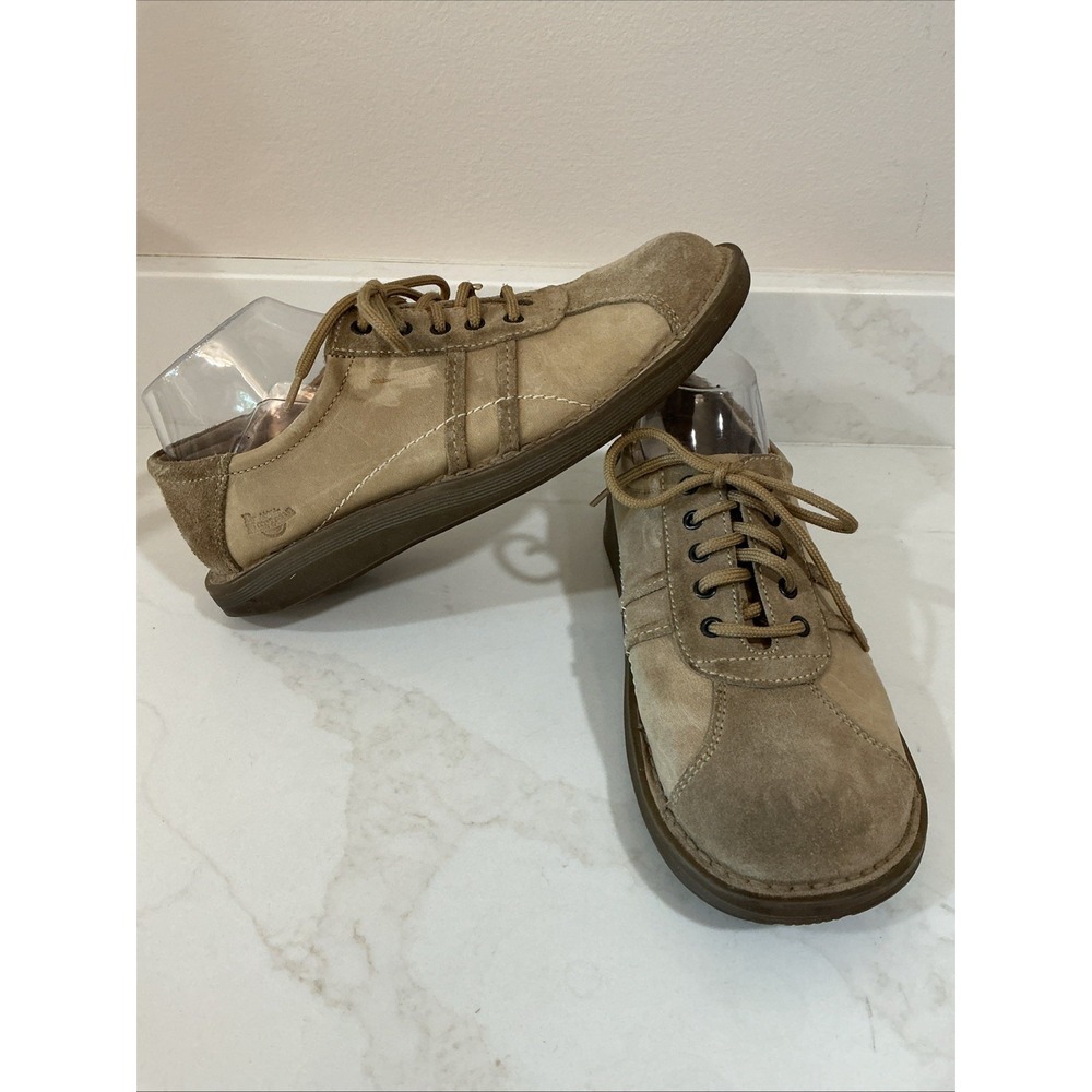 Dr. Marten's Shoes Men's 9 Women's 10 Tan Suede Oxford Casual Walking Driving